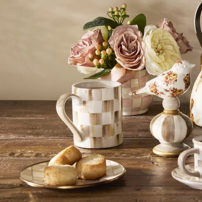 Sterling Check Porcelain Mug