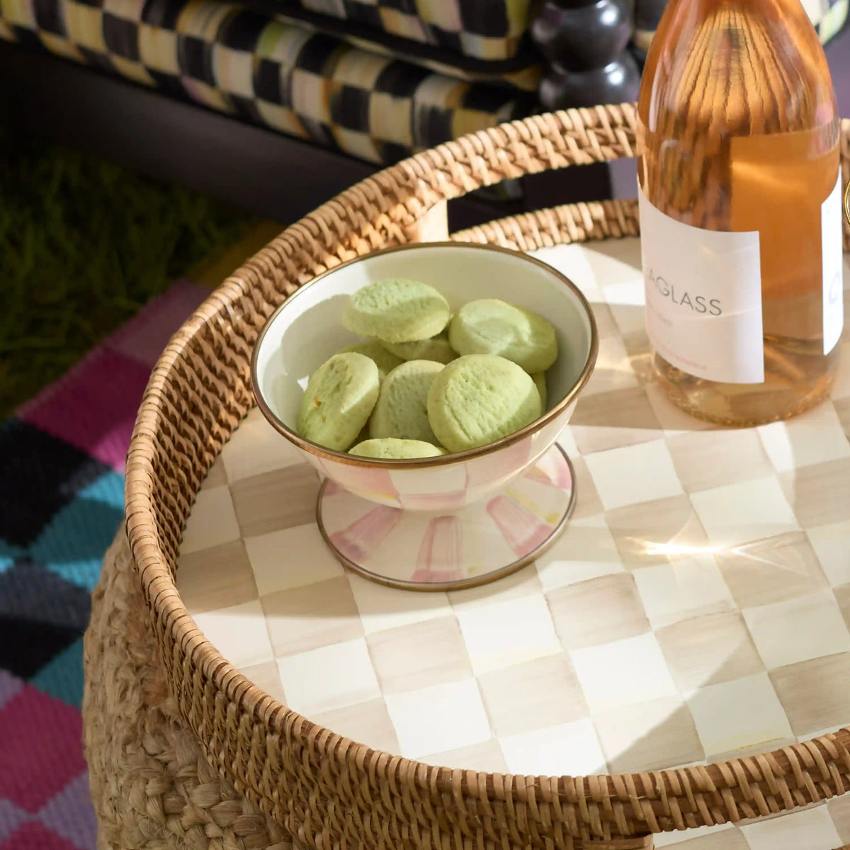 Rosy Check Ice Cream Dish