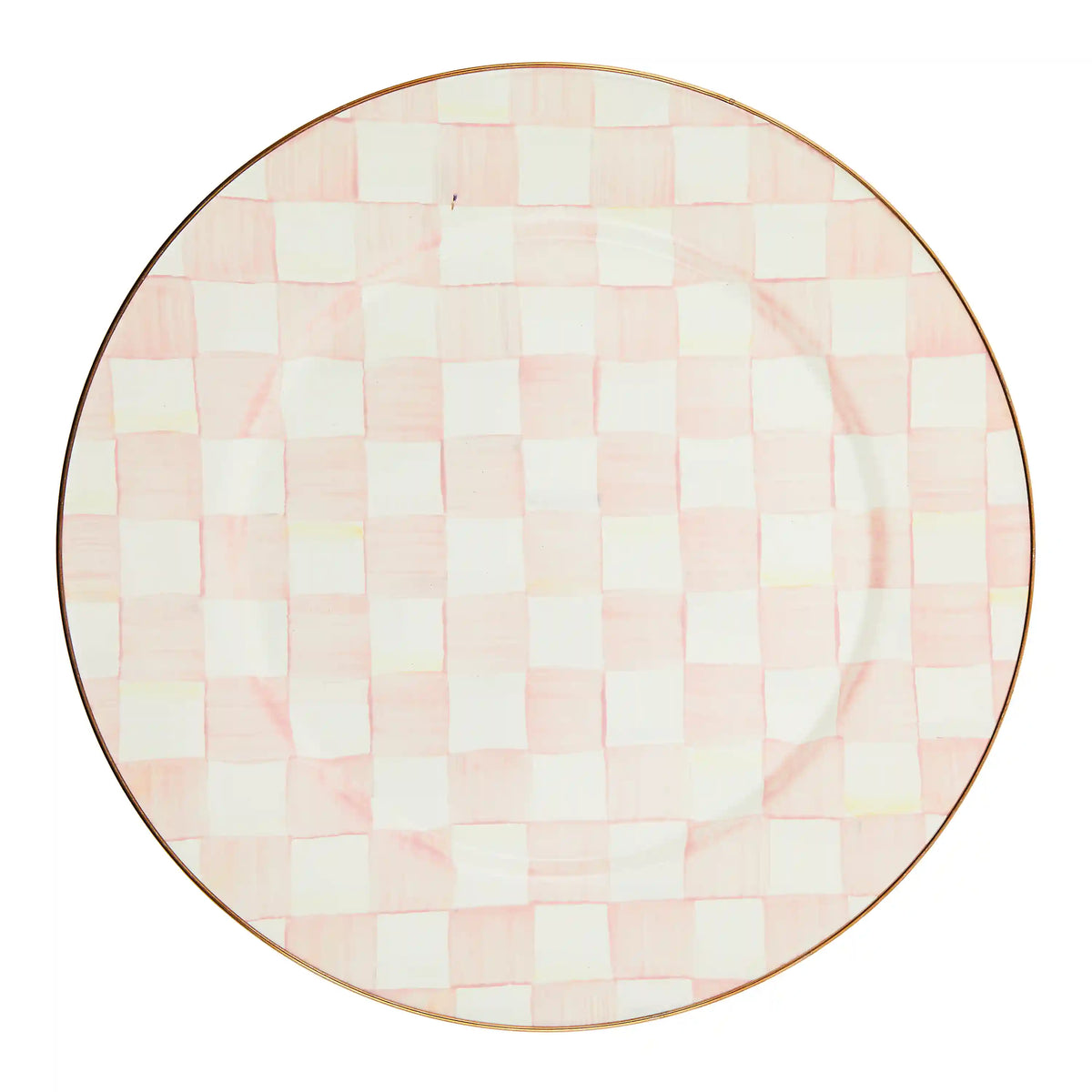 Emerald Check Serving Platter