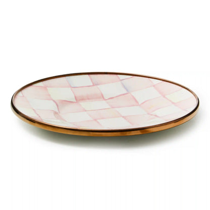 Violet Check Teacup