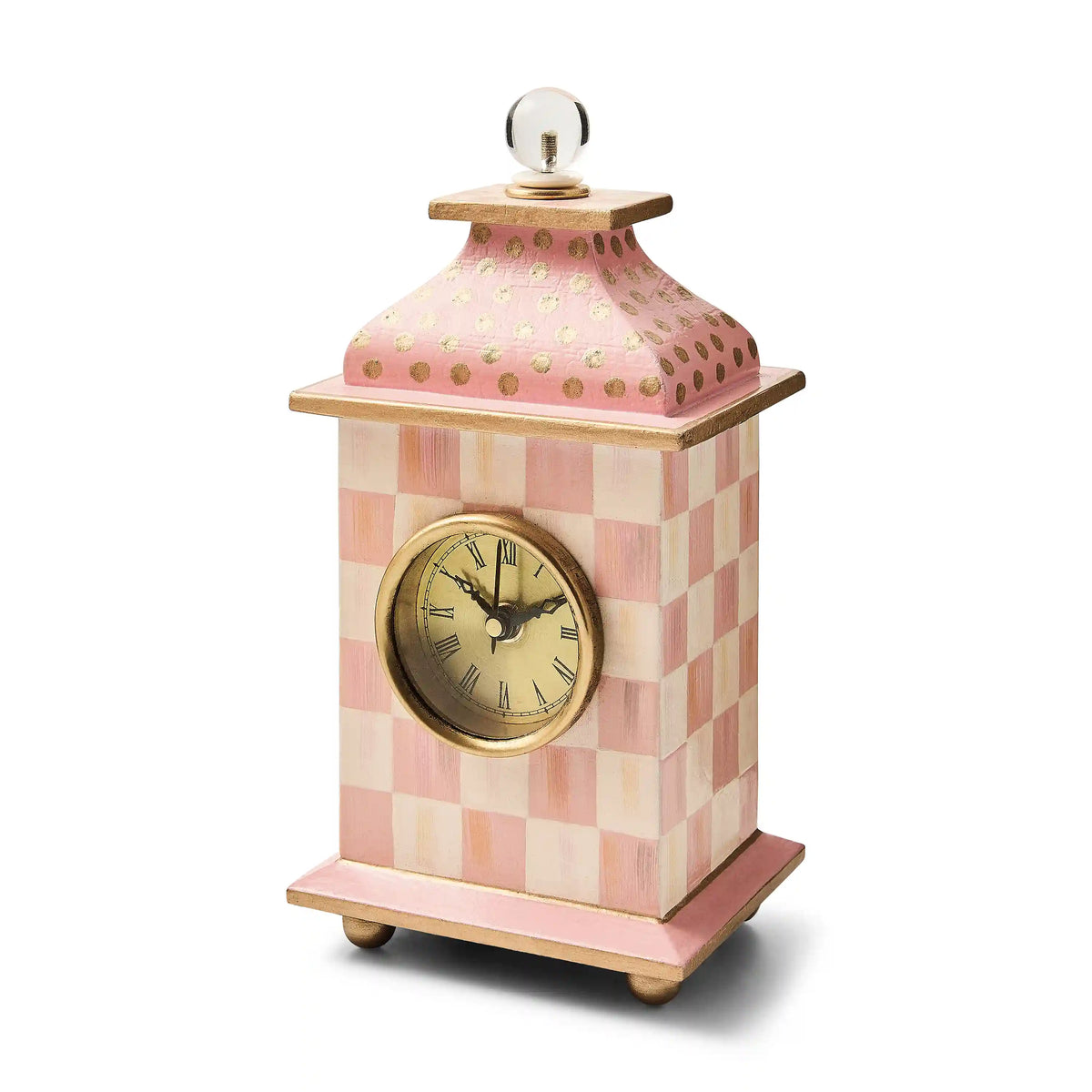 Royal Check Desk Clock