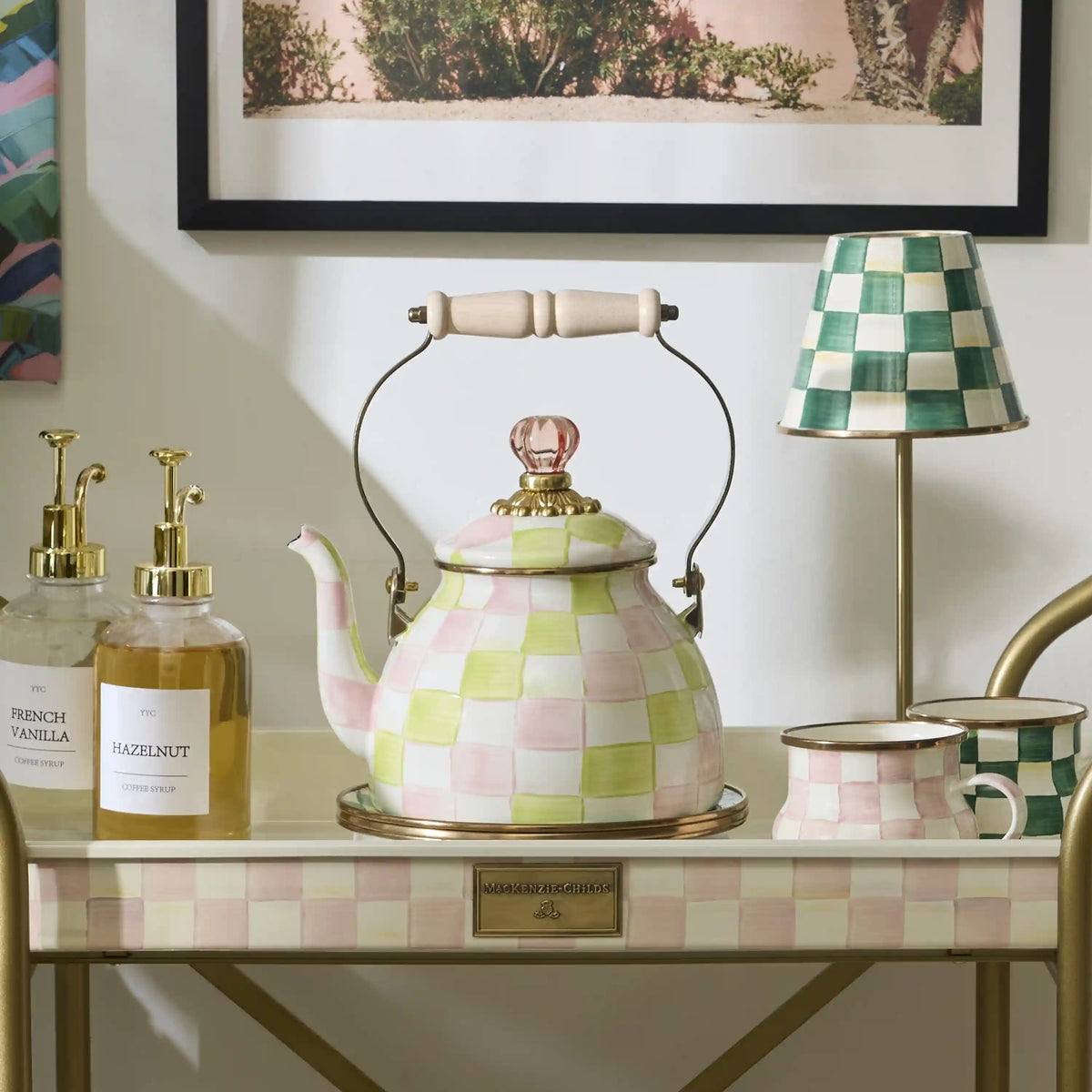 Confetti Check 2 Quart Tea Kettle