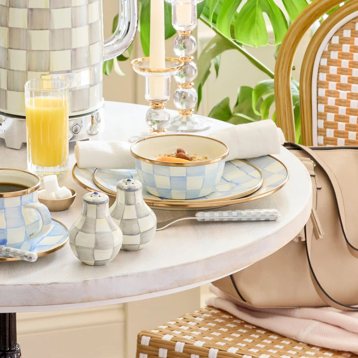 Wild Rose Slate Pinch Bowl