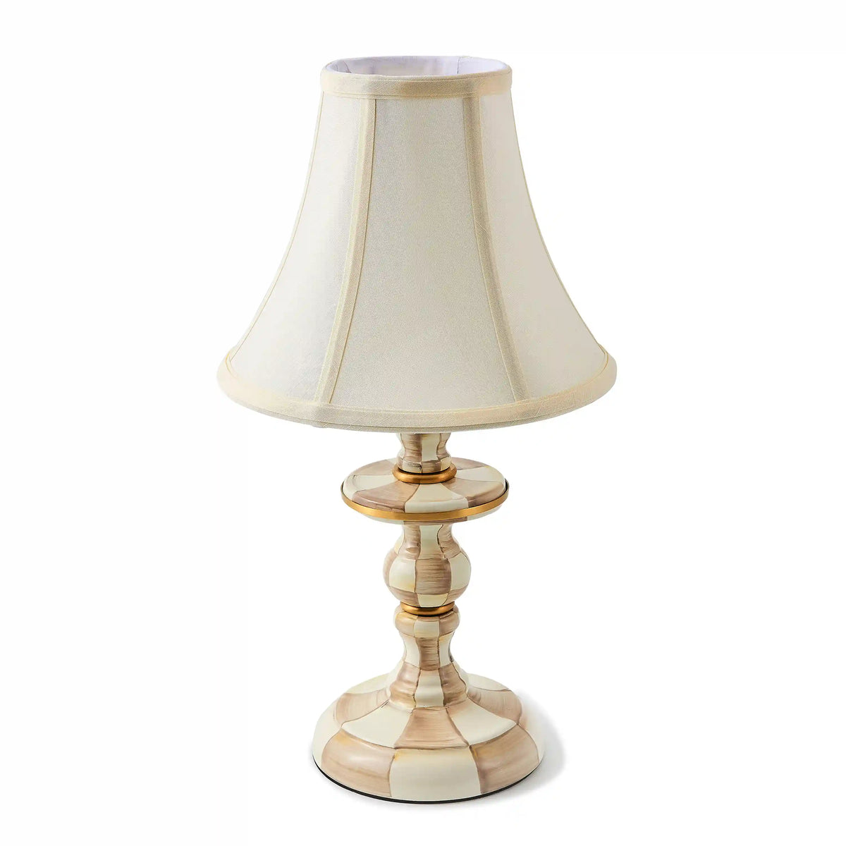Courtly Check Candlestick Lamp