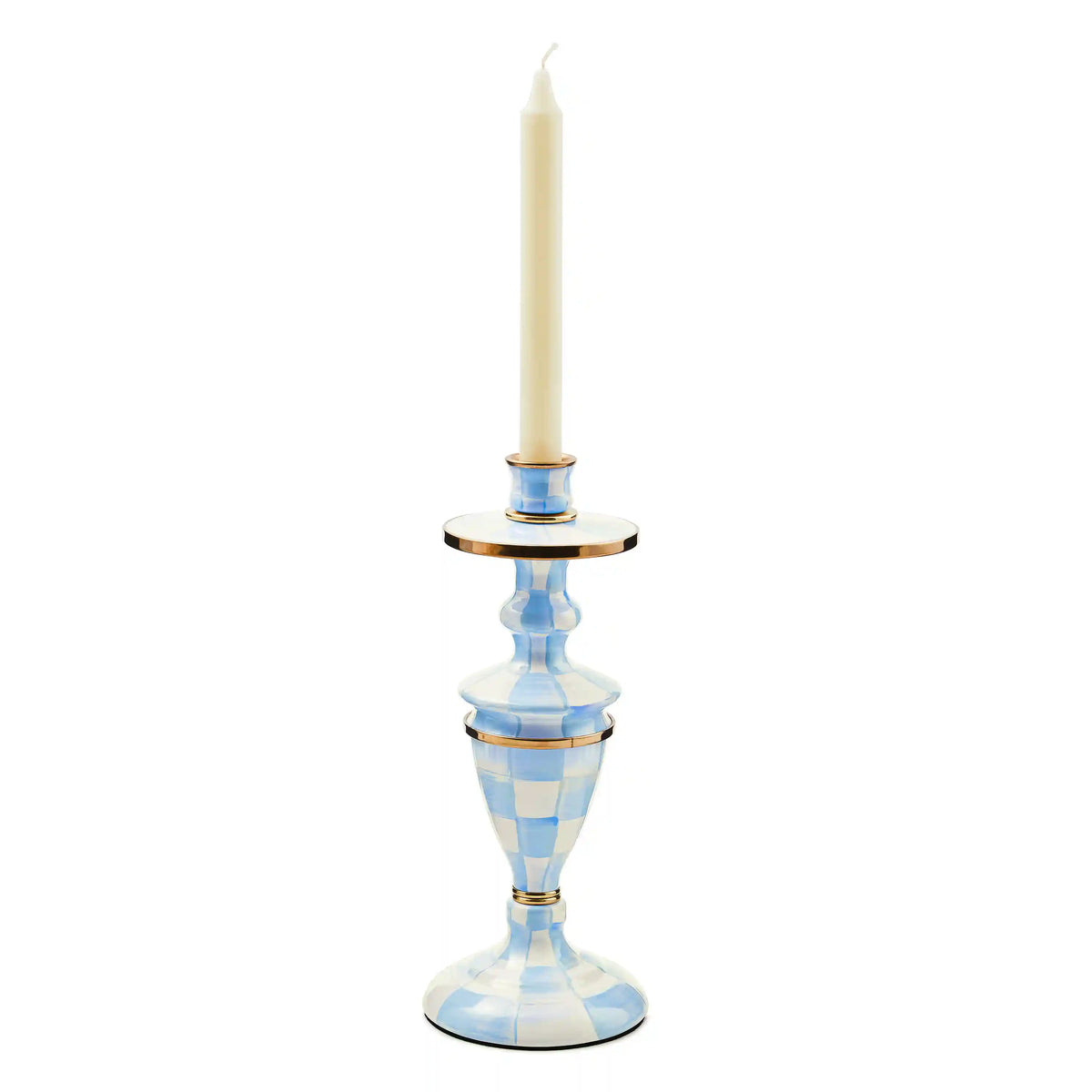 Sky Check Medium Candlestick