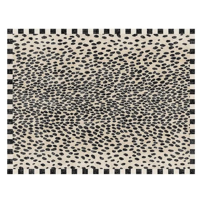 Snow Leopard 8' x 10' Washable Rug