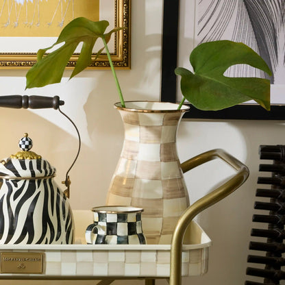 Rosy Check Tall Vase