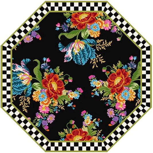 Flower Market 6' Octagon Rug