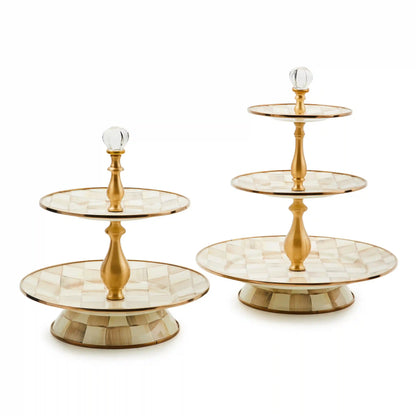 Courtly Check Two Tier Sweet Stand