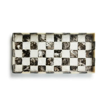 Courtly Check Capiz Vanity Tray