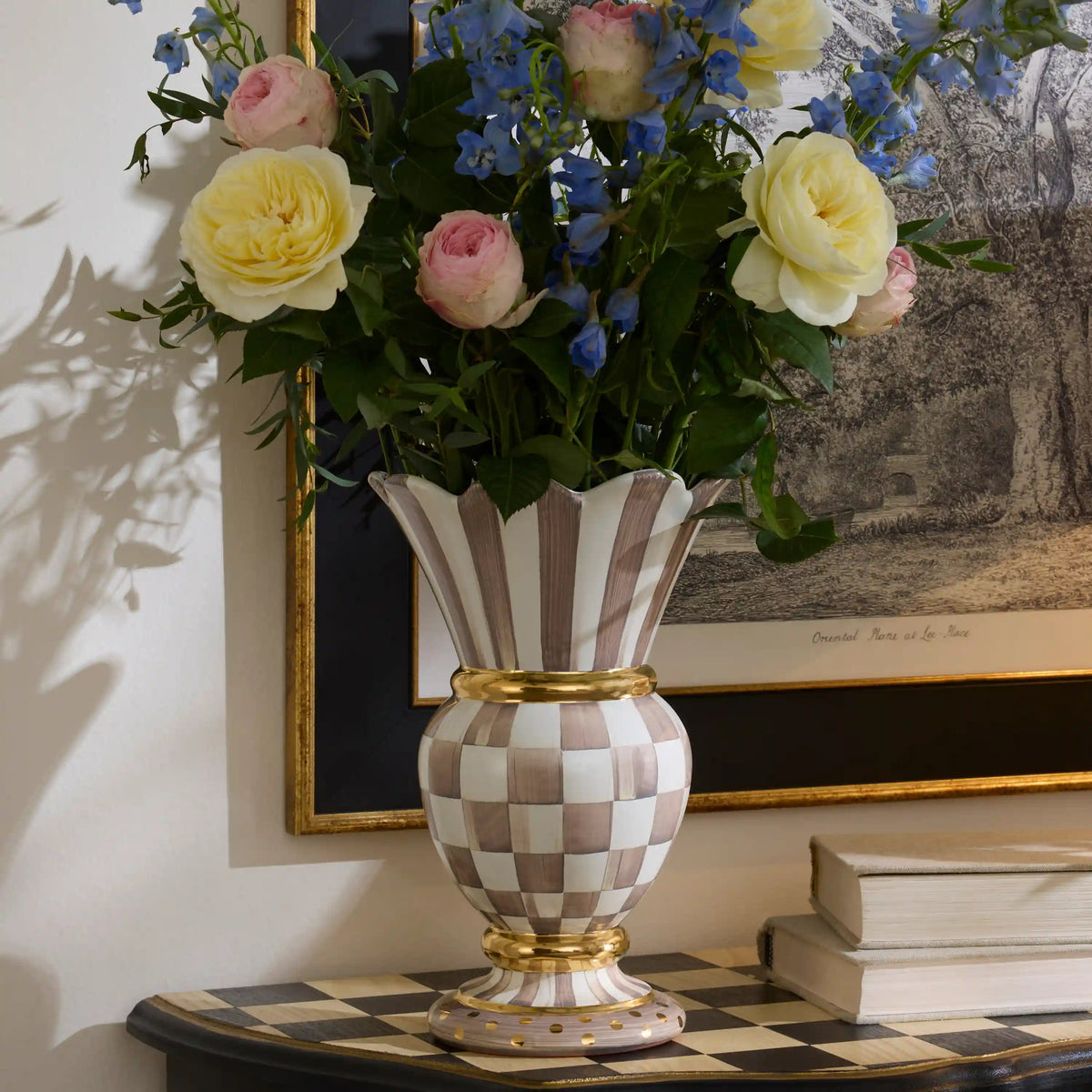 Rosy Check Ceramic Great Vase