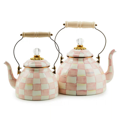 Emerald Check 3 Quart Tea Kettle