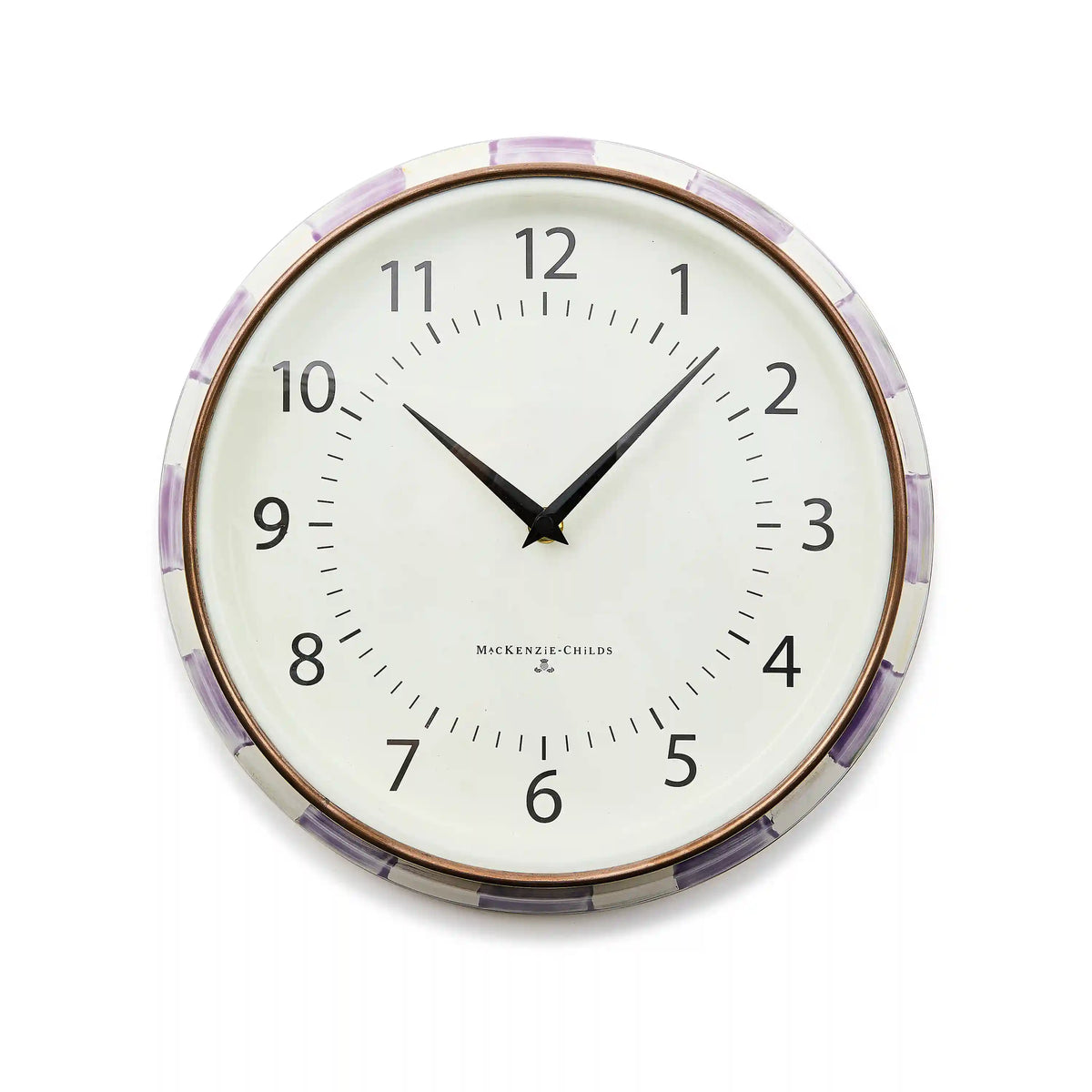 Courtly Check School Wall Clock