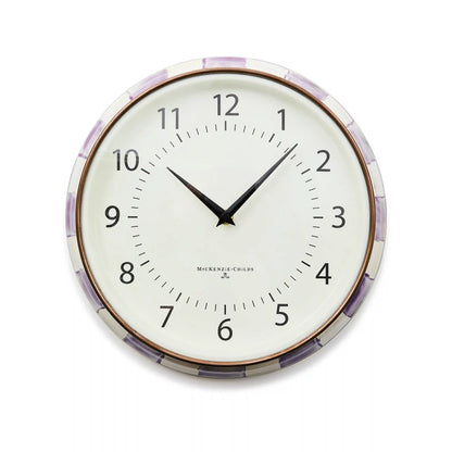 Courtly Check School Wall Clock