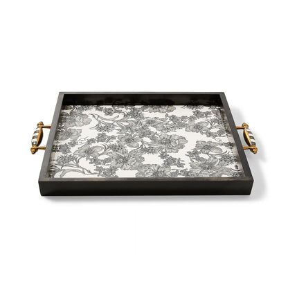 Mocha Tartan Serving Tray