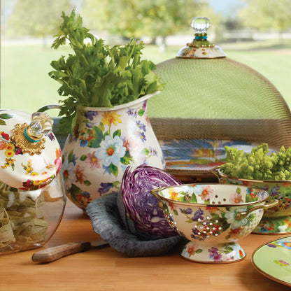 Violet Check Pitcher