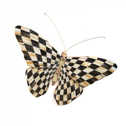 Violet Butterfly Wall Decor Duo