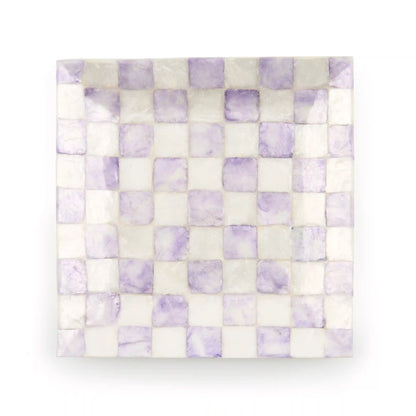 Courtly Check Capiz Catchall Tray