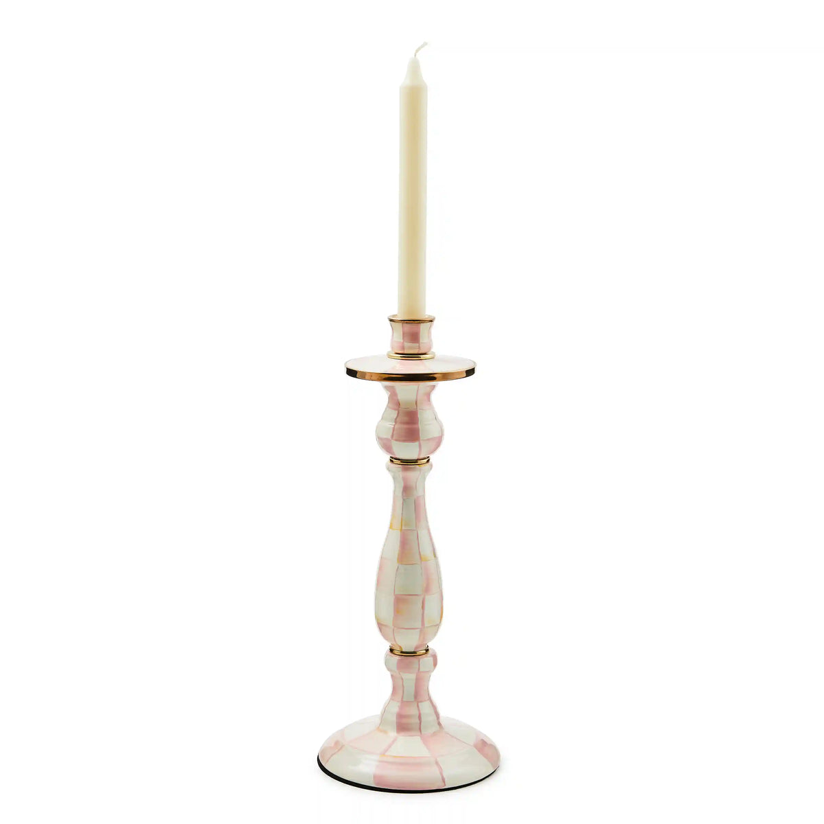 Mocha Check Short Candlestick