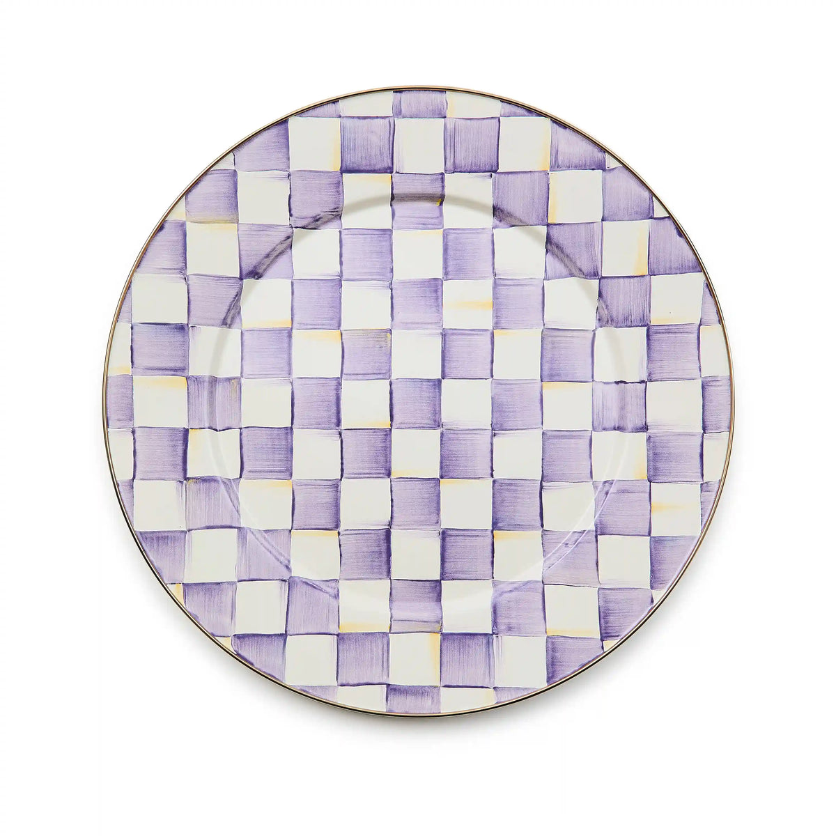 Emerald Check Serving Platter
