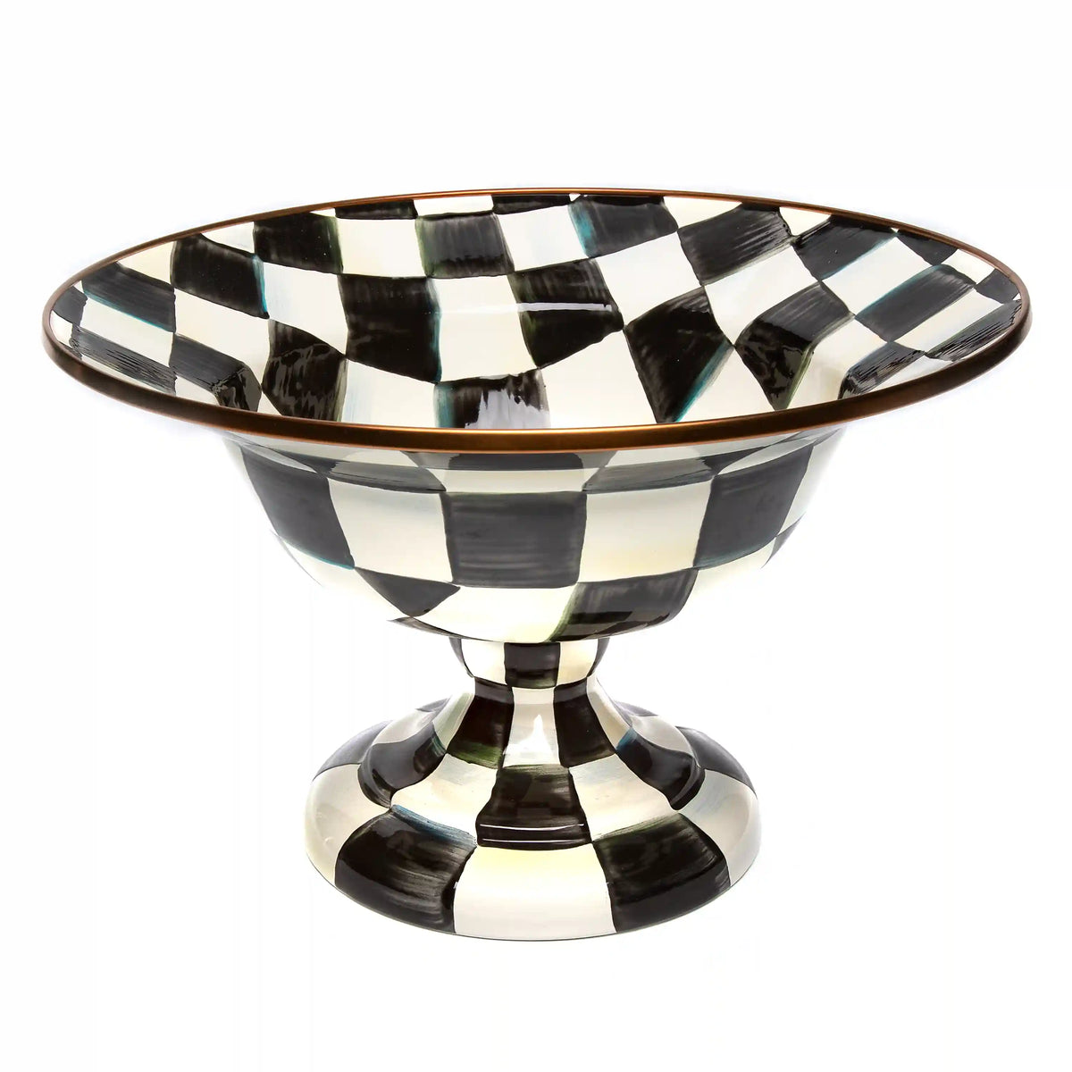 Emerald Check Small Compote