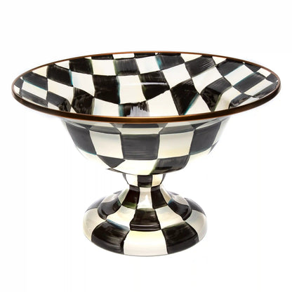 Mocha Check Small Compote