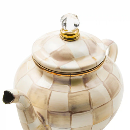 Emerald Check 4 Cup Teapot
