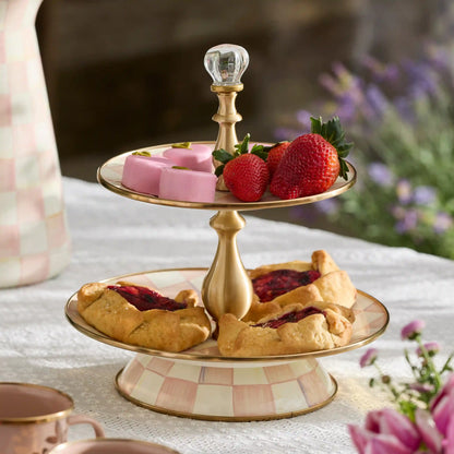 Courtly Check Three Tier Sweet Stand