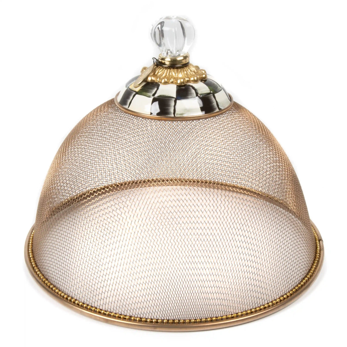 Courtly Check Small Mesh Dome
