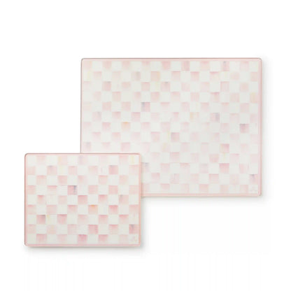 Courtly Check Glass Cutting Boards, Set of 2