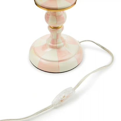 Courtly Check Candlestick Lamp
