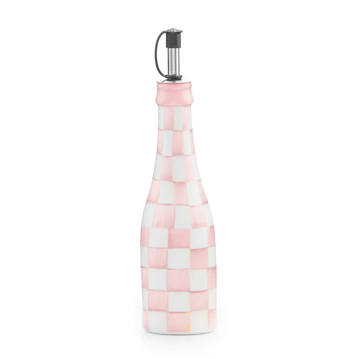 Mocha Check Farmhouse Oil Cruet