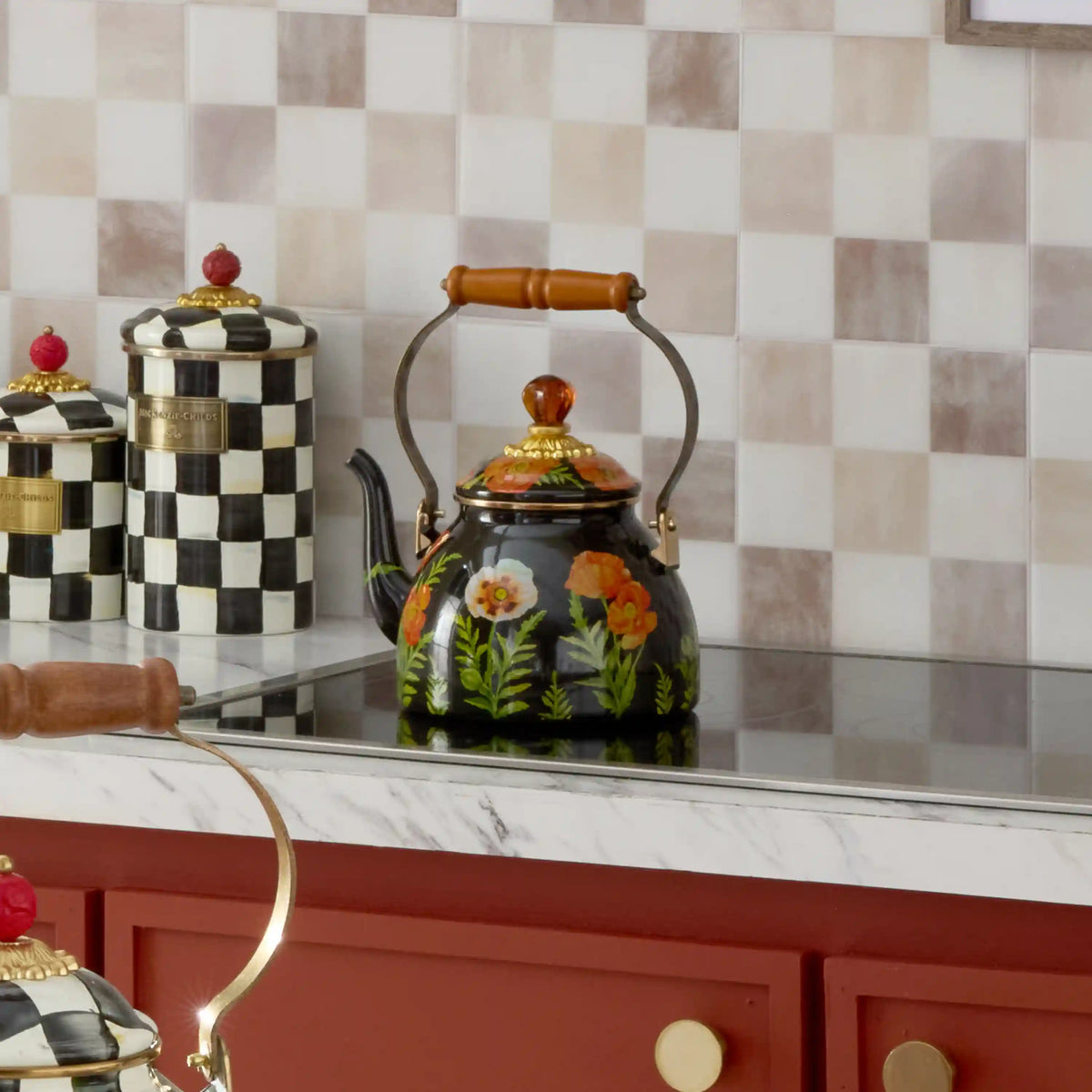 Confetti Check 2 Quart Tea Kettle