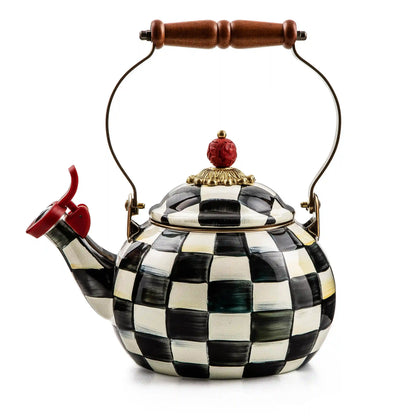 Sky Check Whistling Tea Kettle