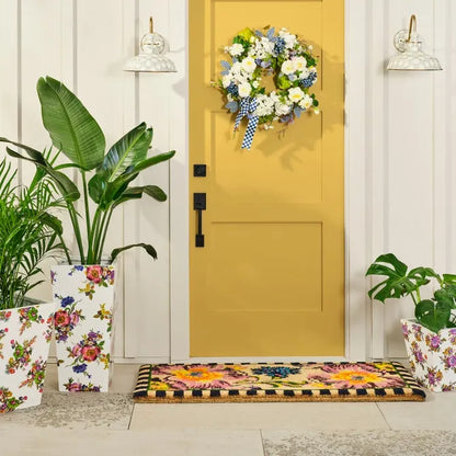 Flower Market Double Door Entrance Mat