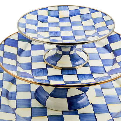 Rosy Check Large Pedestal Platter