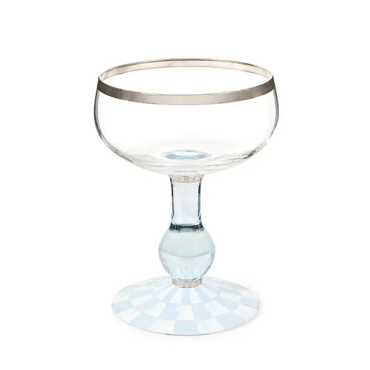 Gray Malin Ski Holiday Coupe Glass