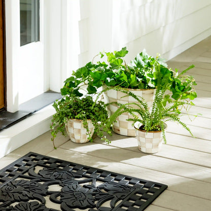 Courtly Check Small Garden Pot