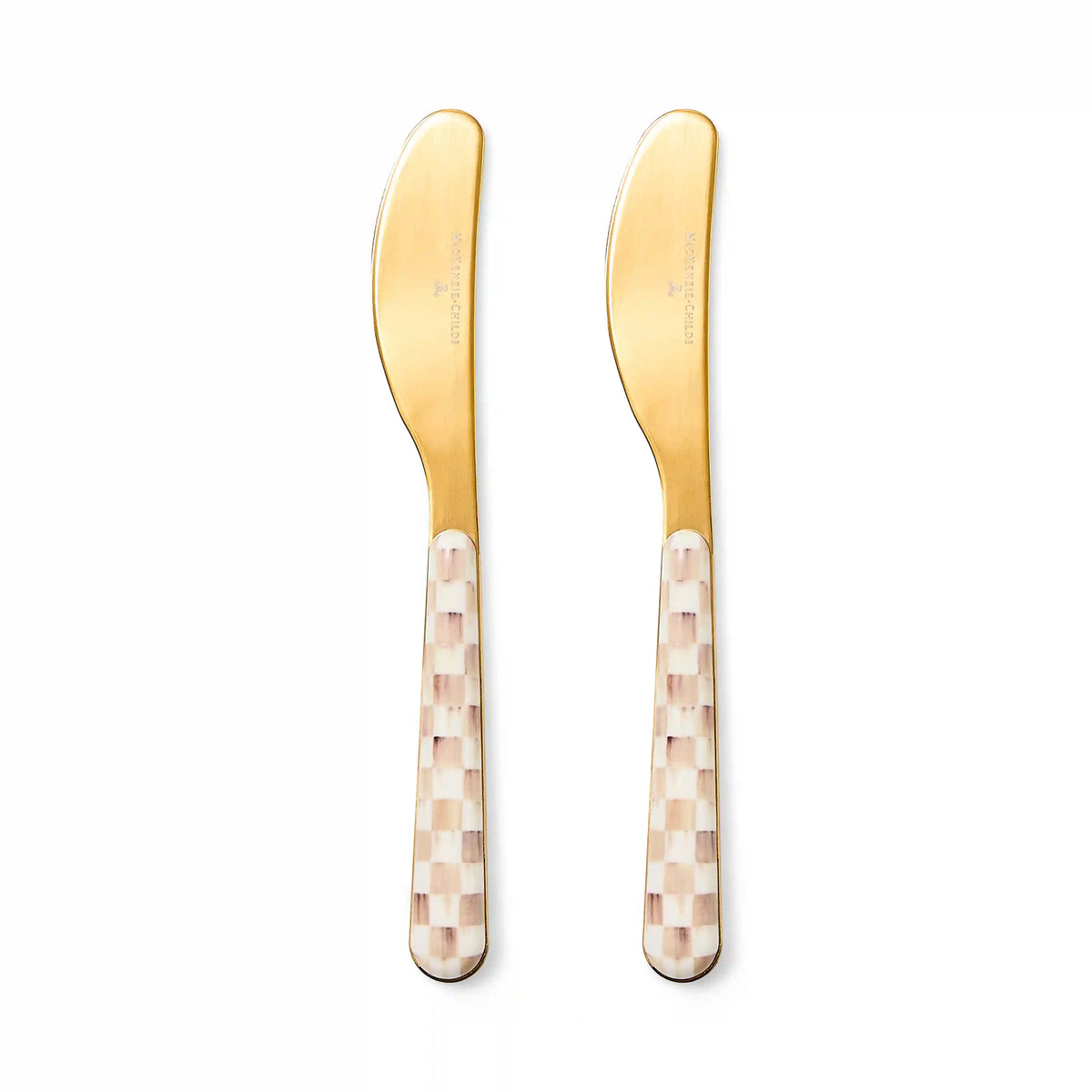 Courtly Check Bistro Spreaders, Set of 2