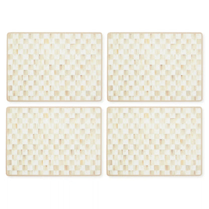 Royal Check Cork Back Placemats, Set of 4
