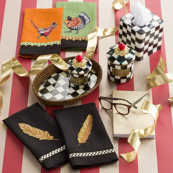 Courtly Check Boutique Tissue Box Cover