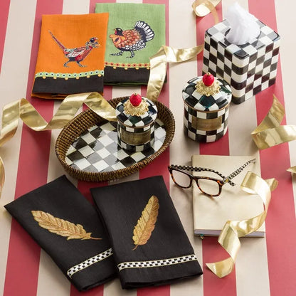 Courtly Check Boutique Tissue Box Cover