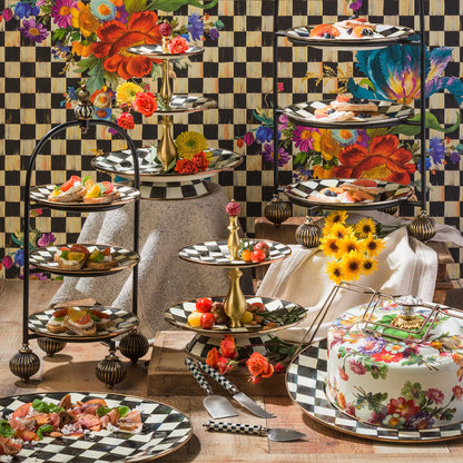 Royal Check Serving Platter