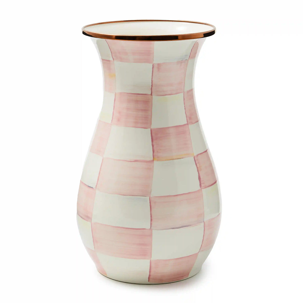 Wild Rose Brown Tall Vase