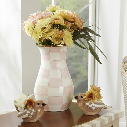 Wild Rose Slate Tall Vase