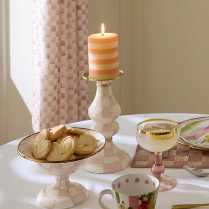 Sky Check Large Pillar Candlestick