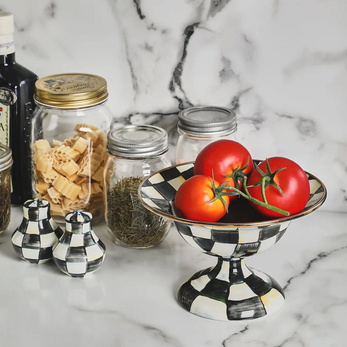 Sky Check Small Compote