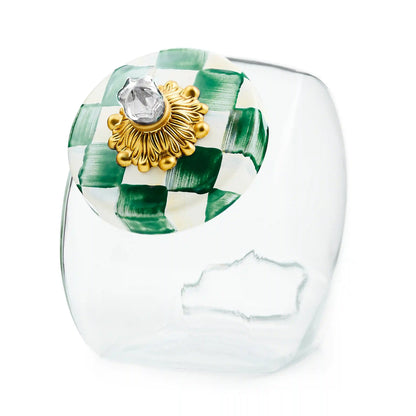 Sweets Jar with Sterling Check Lid