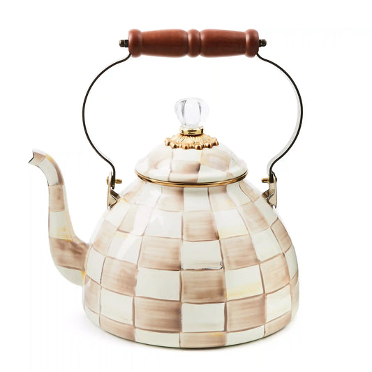 Rosy Check 2 Quart Tea Kettle