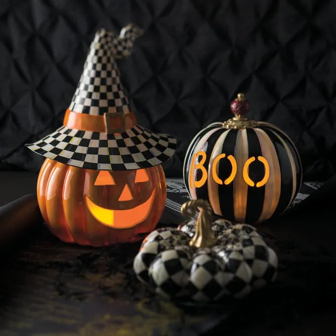 Beaded Harlequin Squashed Pumpkin